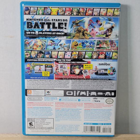 Wii-U Super Smash Bros. w/ Booklet - Picture 4 of 4